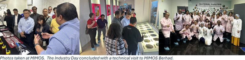 Photo taken at MIMOS. The Industry Day concluded with a technical visit to MIMOS Berhad